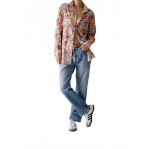 NEW CISSA the men's patterned button down shirt in utopia